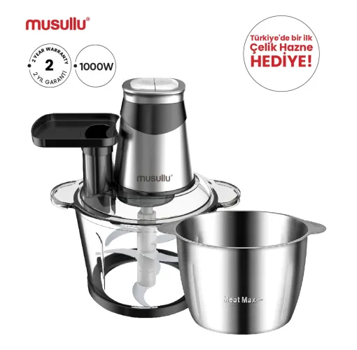 MUSULLU RONDO DOĞRAYICI - 3 Litre (Rendeli) MSL-1232-3