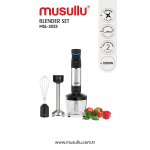 Musullu Msl-2033 Blender Set Siyah