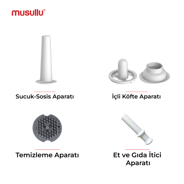 Musullu Premium 2700W Et Kıyma Makinesi