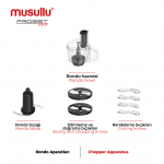 Musullu Proset Msl-3006 Stand Mikser Hamur Yoğurma Makinesi