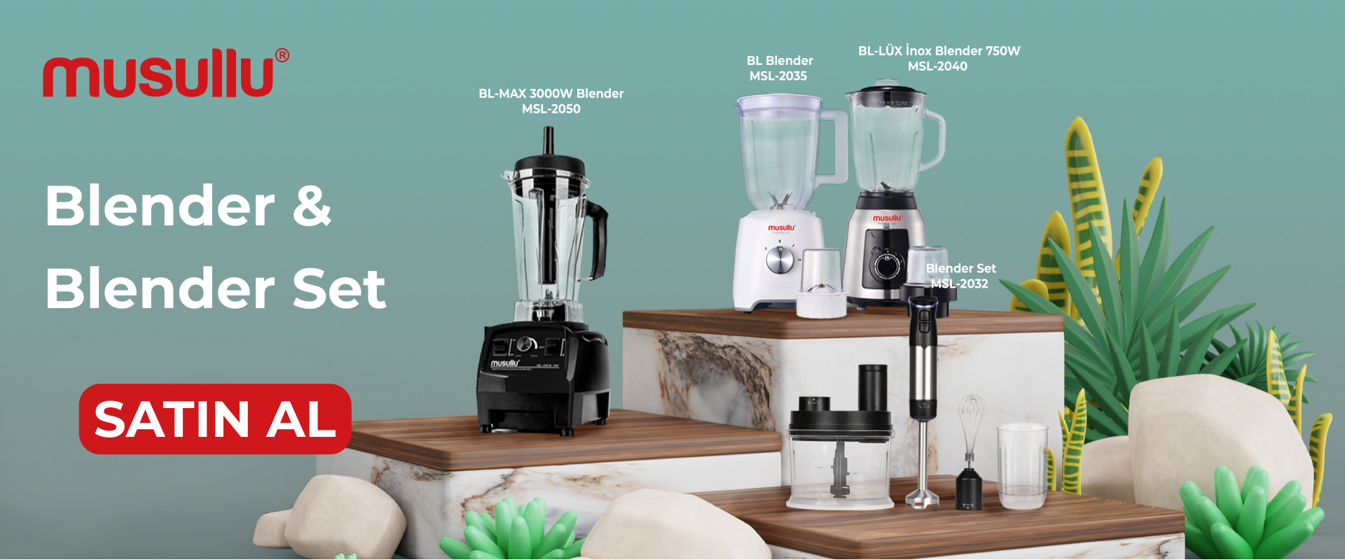 Musullu Blender ve Blender Set