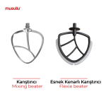 Musullu  Superchef Stand Mikser/ Mutfak Şefi 5L /1800 Watt Hamur Yoğurma Makinesi Msl-3001