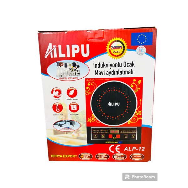 Ailipu ALP-12 Indüksiyon Ocak Kırmızı 2400w